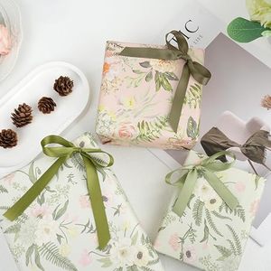 Cinta de Satén de Doble Cara Verde Bosque Morandi, Rollo al por Mayor, Color Sólido, 100% Poliéster, para Ramos de Boda, Cajas de Regalo, Envoltura de Regalos, Fiestas - Product Image 5