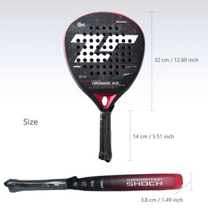 <span class=keywords><strong>Pro</strong></span> Carbon padel vợt thiết kế di động cho Spin Thống Trị và cánh tay an toàn - Product Image 3