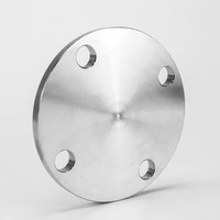 Bride aveugle en acier inoxydable usinée CNC 100 mm DN100 SS304 SS316L, raccord de tuyauterie forgé de précision pour l'industrie pétrochimique