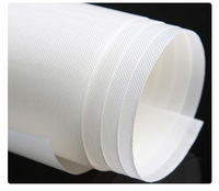 PTFE antiadhésif au tissu, 0.08 ~ 0.2mm, doublure résistante à la chaleur de qualité alimentaire, antiadhésive, 260 ℃ pour barbecue, presse à chaud, cuisson et scellage