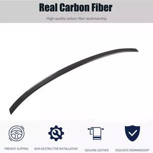 Spoiler Posteriore in Fibra di Carbonio di Alta Qualità per Audi <span class=keywords><strong>A6</strong></span> C8 S6 Sline Sedan 2019-2024 - Product Image 2