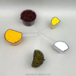 Juego de 5 Tazas Medidoras de Plástico Transparente para Cocina, Repostería y Culinaria, con Medidas de <span class=keywords><strong>1</strong></span> 3/<span class=keywords><strong>4</strong></span>, <span class=keywords><strong>1</strong></span>/2, <span class=keywords><strong>1</strong></span>/3 y <span class=keywords><strong>1</strong></span>/<span class=keywords><strong>4</strong></span> de <span class=keywords><strong>Taza</strong></span>, Tazas Medidoras Visuales - Product Image 3