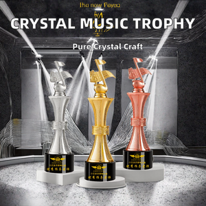 Trofeo de Micrófono Musical en Forma de Pulgar, Grabado en Cristal Pulido, con Personajes de Películas y Televisión, Arte Folclórico Minghuang, Personalizado y Profesional - Product Image 2