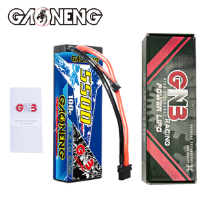 GNB GAONENG 5500MAH 2S 7.4V 100C 200C <b>Cabled</b> Hard case XT60 RC LiPo <b>Battery</b> RC Car Baot 1:10 1/10 Updated From 5000MAH 5200MAH - Product Image 6