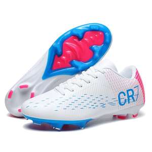 Tacos de Fútbol Personalizados <span class=keywords><strong>CR7</strong></span>, <span class=keywords><strong>Botas</strong></span> de Fútbol para Niños, Tacos AG para Hombre, Zapatillas Deportivas Transpirables, Zapatos de Entrenamiento para Niños, Zapatos Deportivos para Hombre - Product Image 1