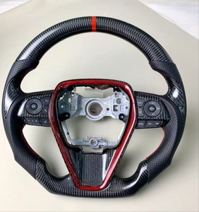Volant en Fiber <span class=keywords><strong>de</strong></span> carbone personnalisé <span class=keywords><strong>de</strong></span> haute qualité pour <span class=keywords><strong>Toyota</strong></span> Camry Avalon Corolla Prius <span class=keywords><strong>Yaris</strong></span> CHR RAV4 Highlander - Product Image 3