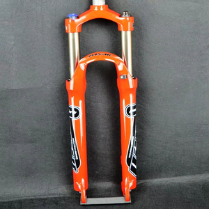 26/27. Fourche de vélo en alliage d'aluminium de 5/29 pouces Fourche à <span class=keywords><strong>suspension</strong></span> pneumatique à couronne unique pour vélo de montagne avec amortissement - Product Image 4