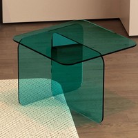 Table d'appoint en acrylique rose de petite taille, moderne et de haute qualité, table de salle de bain minimaliste multifonctionnelle, bureau d'angle pour gagner de la place