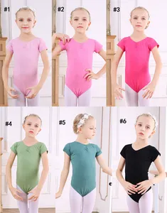 RTS – vêtements de danse pour enfants, justaucorps Ballet 6 couleurs, vêtements de danse pour filles, prêt à être expédié - Product Image 2
