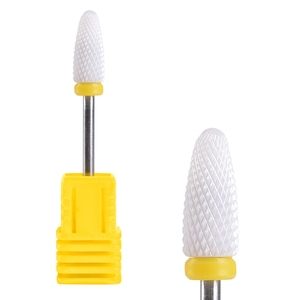 Móng tay Khoan Bits máy <span class=keywords><strong>c</strong></span>ắt cho móng tay móng chân điện Nail bits Gel Polish Remover tập tin Burr Nail phụ kiện ngọn lửa Gốm - Product Image 3