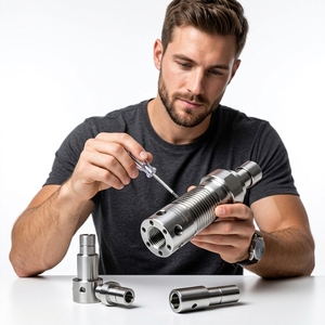 Componentes de Aluminio de Precisión Personalizados - Boquillas Atomizadoras Mecanizadas por CNC - Product Image 5