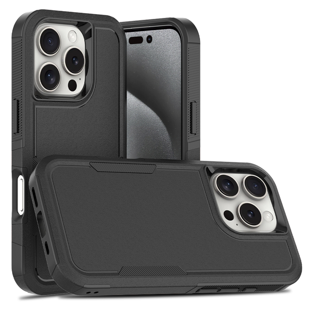 Drop Proof Sublimation for iPhone 16 15 14 13 12 11 Pro Max Mobile Phone Case Shockproof Armor Case Tpu Pc Bumper Case