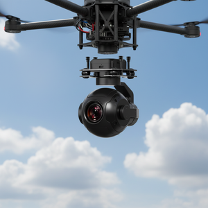 Caméra de suivi intelligent SIYI ZR10 EO/IR avec nacelle électro-optique, construction métallique, rotation à 360°, télécommande sans fil et suivi de visage - Product Image 1