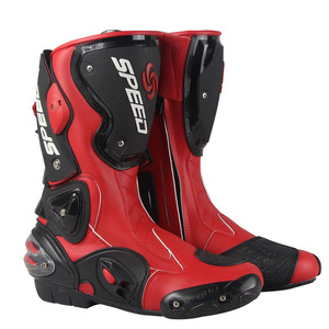 Xinzirain Venta al por Mayor Botas de Motociclista para Hombre Transpirables Equilibradas Antideslizantes e Impermeables para Conducir Motocicleta de Carreras - Product Image 3