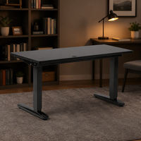 Bureau de travail électrique moderne à hauteur réglable, double moteur, ergonomique, pour ordinateur, mobilier de bureau assis-debout