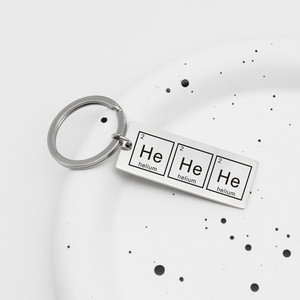Llaveros Química Elementos químicos Llavero de acero de titanio para niños <span class=keywords><strong>Maestros</strong></span> Amigos Estudiantes Grabado Regalos - Product Image 3