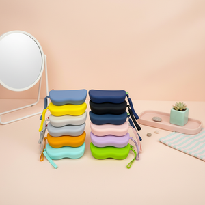 תיק אחסון נייד למשקפיים ומשקפי שמש מסיליקון, עיצוב קשיח, דגם חדש, מתאים לנסיעות - Product Image 1