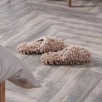 Chaussons serpillères lavables et réutilisables en microfibre chenille, doux, confortables, absorbants la poussière, pour un nettoyage facile à la maison et au bureau