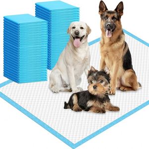 Tapis d'apprentissage pour chiens OEM personnalisés, jetables, 6 couches, super absorbants, séchage rapide, avec attractant - Product Image 1