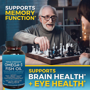 Oem/ODM nhãn hiệu riêng dầu cá biển sâu 2200mg Viên nang mềm Omega3 bổ sung dầu cá tăng cường khả năng miễn dịch của người lớn - Product Image 2