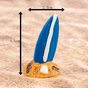 Micro Paysage Bord De Mer Série Style Méditerranéen <span class=keywords><strong>Pendule</strong></span> Petite Pièce Planche De Surf Oiseau De Mer Dauphin Voile Scène Accessoires - Product Image 6