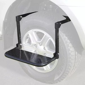Polaris Utility Vehicle Folding Step <b>Ladder</b> Carbon Steel Black D2683 - Product Image 3