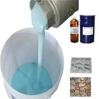 Caoutchouc de silicone RTV2 Condensation Cure Shore a 40 pour la fabrication de moules de pierres de culture