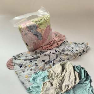 Trapos Industriales de 25 kg Multicolor de Algodón Reciclado, Trapos de Algodón 100% Ligeros y Coloridos - Product Image 1