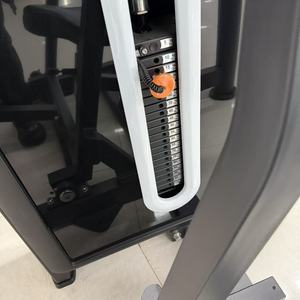 Machine de musculation commerciale à poulies sélectives à charges guidées pour tirage dorsal double et rame assise horizontale, équipement de fitness complet - Product Image 5
