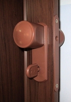 Manija para Puerta Plegable de PVC, Puerta Plegable de PVC Fácil de Plegar para Dormitorio, 32 por 80 Pulgadas, India