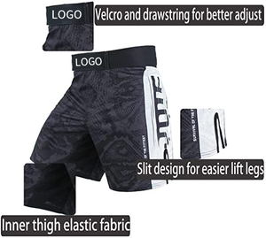 Bán Buôn Muay Thái Quần Short Đấm Bốc Kickboxing Fight Tiger Muay Thái Quần Short Tùy Chỉnh Thoáng Khí <span class=keywords><strong>Boxing</strong></span> Trunks Man Woman Mma Quần Short - Product Image 4