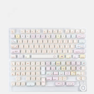 ग्लूटानस बिल्ली पीसी जेड सिरेमिक महसूस कीकैप माओ प्रोफाइल को वी 500 प्रो x87और f99 कीबोर्ड पर पीसी चुंबकीय स्विच के लिए उपयुक्त - Product Image 2