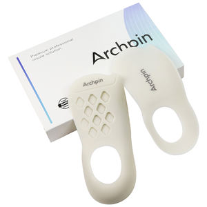 Inserts de coussin en Gel <span class=keywords><strong>TPR</strong></span> confortables semelles orthopédiques soutien de la voûte plantaire lavable Flexible pour les pieds plats soulagement de la douleur au pied marche - Product Image 1