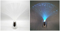 Lampe de nuit à fibre optique LED, alimentée par 3 piles AAA, changeant de couleur, en plastique ABS, indice de protection IP65, blanc chaud 2700K, décoration de chambre à coucher, cadeau pour la maison