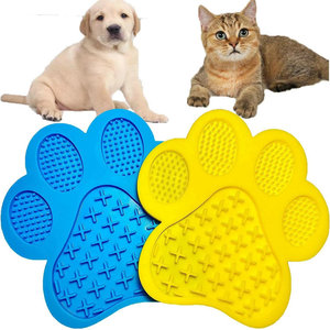 Tapete de Lamber em Forma de Pata para Animais de Estimação, Acessórios para Cães, Tapete para Reduzir a Velocidade de Alimentação - Product Image 2