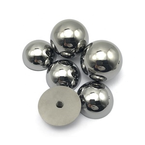 Demi-bille en carbure de tungstène sur mesure de haute précision avec filetage interne, noyau de valve en carbure cémenté pour vannes industrielles - Product Image 5