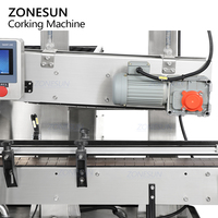 Machine de bouchage automatique verticale pour bouteilles de vin ZONESUN ZS-XG21U avec trieuse vibratoire