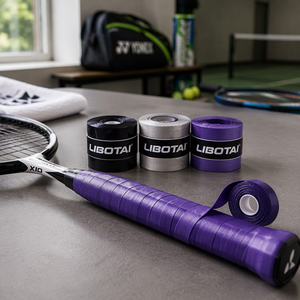 Bande de grip LIBOTAI PU pour raquettes de badminton et de tennis 1100x25x0.75 mm - Product Image 4