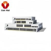 Switch Ethernet Cisco Catalyst de 48 Puertos POE con Capacidad de 104G, Diseño Apilable, en Stock C1000-48P-4G-L