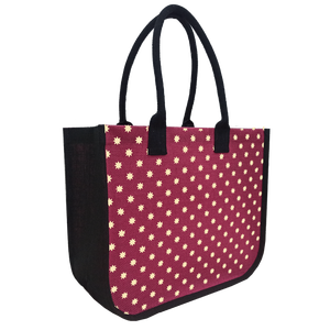 Bolsa de Yute Promocional Personalizada, Plegable, Moderna, Bolsas de Compras Impresas, Bolsa de Yute Grande - Product Image 1