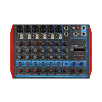 Console de mixage numérique DJ 8 canaux professionnelle, best-seller, avec Bluetooth, pour sonorisation
