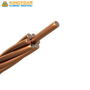 ทองแดงหุ้มเหล็ก-CCS การนำไฟฟ้าที่ดีหลายเส้นและความต้านทานแรงดึง - Product Image 3