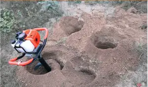 Máy khoan đất cầm tay 52cc, máy đào lỗ sâu, máy khoan đất - Product Image 5