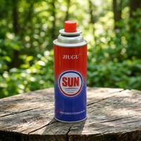 Cartouches de gaz butane pour activités de plein air, 3 poids net différents : 220g, 227g, 230g