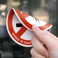 Signalisation routière en PVC personnalisable OFRX avec adhésif acrylique, imperméable et résistant aux rayures, panneaux d'avertissement
