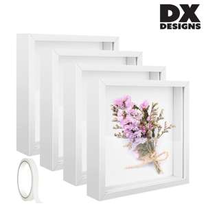 DX Designs Vente en Gros Boîte Ombre en MDF sur Mesure Grandes et Multi-Tailles – Rangement et Présentoir pour Art Mural et Fleurs Séchées - Product Image 1