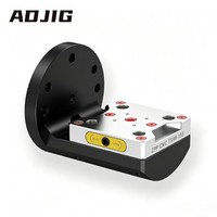 Plaque adaptatrice de base de serrage à point zéro L200 pour table rotative 4 axes à changement rapide d'outillage, système de maintien d'outils CNC haute précision ZPP