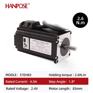 HANPOSE NEMA23 57EH83+CL57 83MM 高扭矩步进电机驱动器 4A 2.4V 2.6N.<span class=keywords><strong>M</strong></span> 闭环步进电机套件 - Product Image 2
