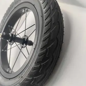 12 Inch Aluminum Rubber Wheel Spoke Pit Rim Lightweight Bicycle Wheel