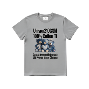 T-Shirt Unisex 210GSM 100% Cotone, Casual, Traspirante, Resistente, con Stampa DTF, Abbigliamento Uomo - Product Image 2